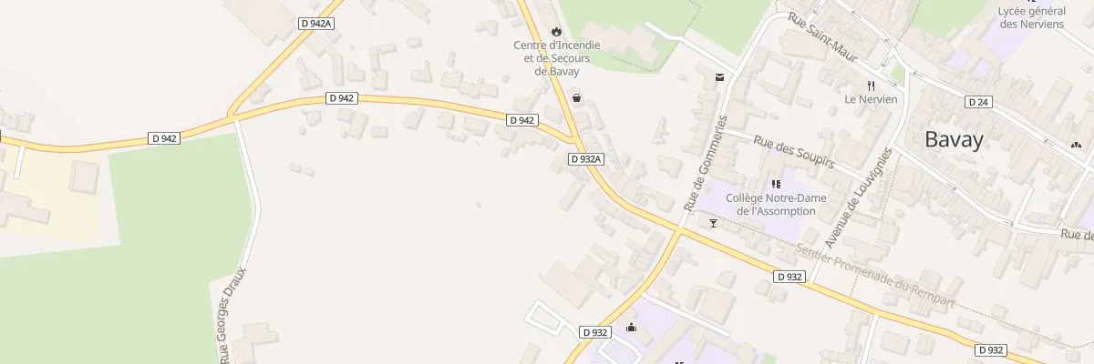 Plan du 7B Rue de la Gare à Bavay