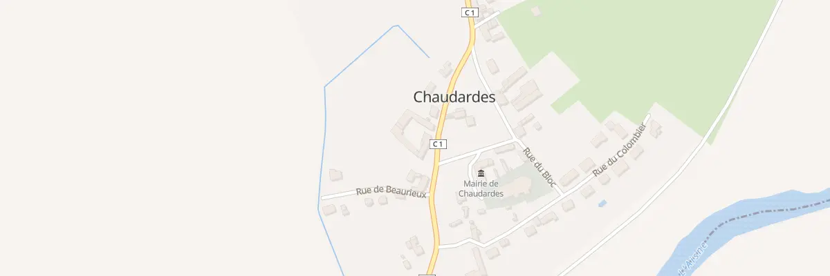 Plan du 20 Rue Principale à Chaudardes