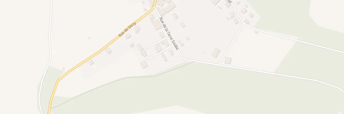 Plan du 10 Rue de la Terre Sodee à Vandeuil
