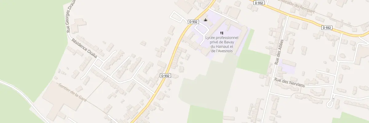 Plan du 19 Rue de la Chaussée à Bavay