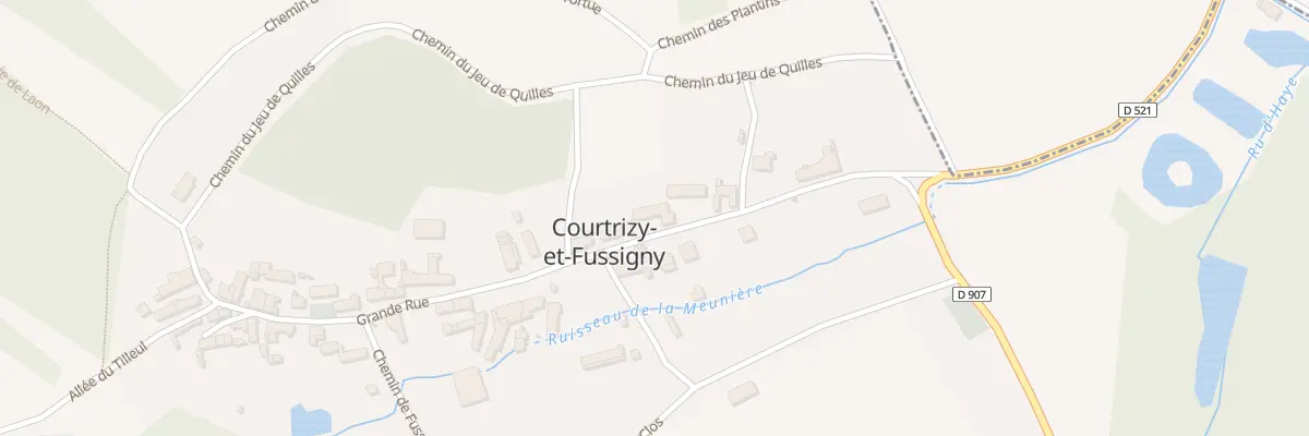 Plan du 10 Gr Grand Rue à Courtrizy-et-Fussigny