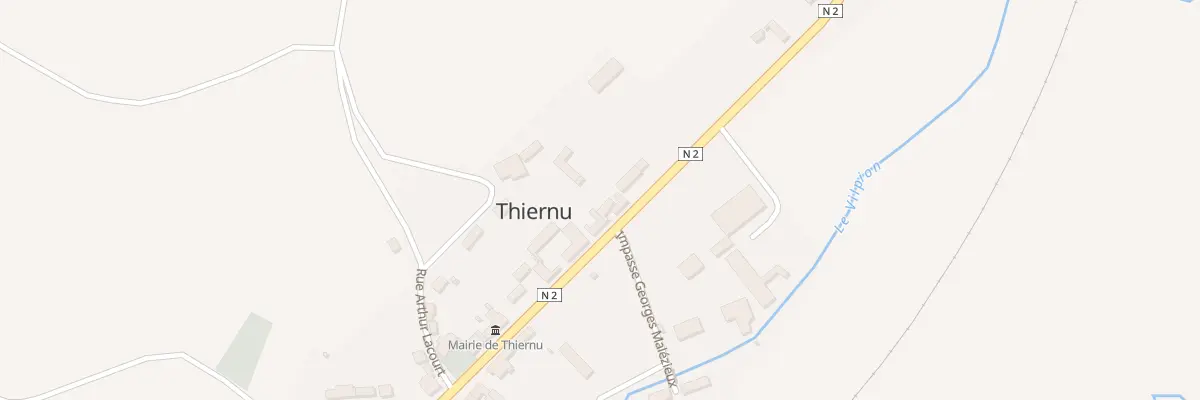 Plan du 35 Av de Belgique à Thiernu