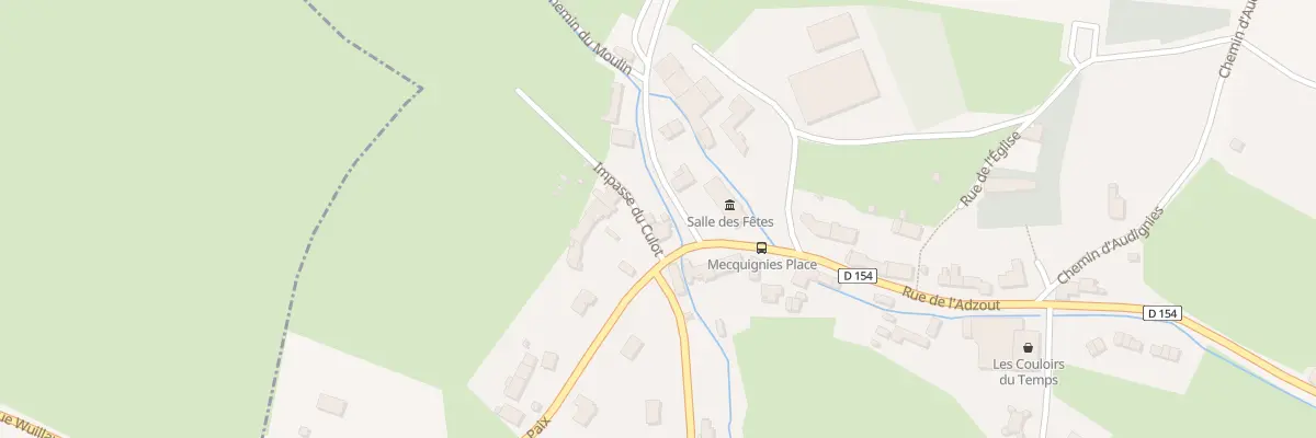 Plan du 10 Vc La Place à Mecquignies