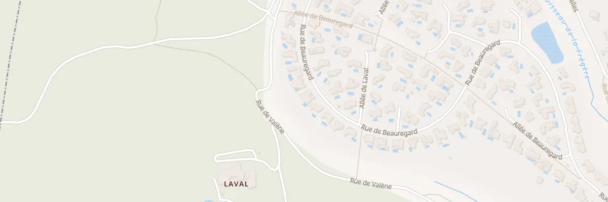 Plan du 989 Rue de Beauregard à Saint-Gély-du-Fesc