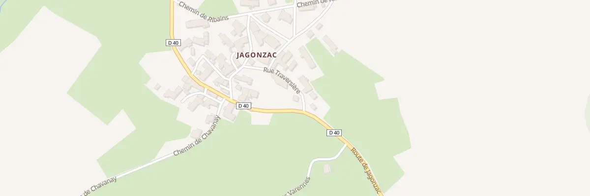 Plan du 5239A Jagonzac à Saint-Haon