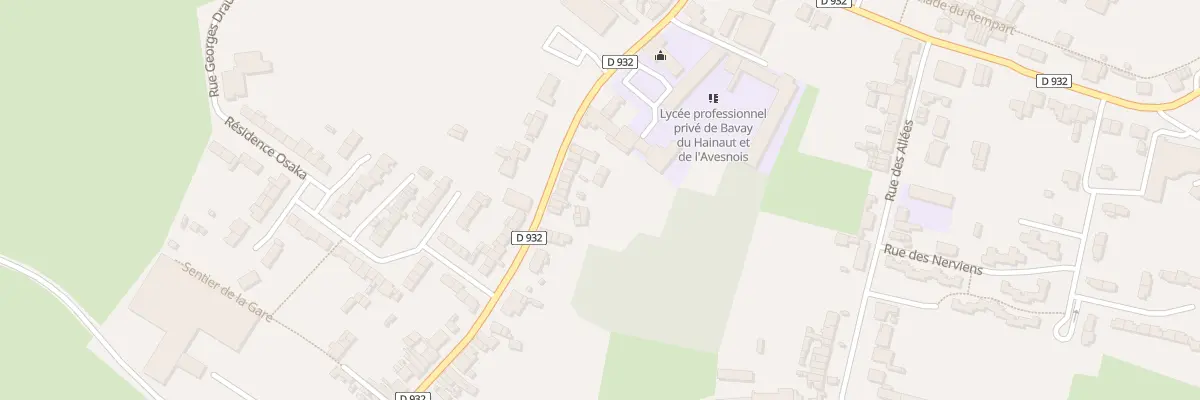 Plan du 21 Rue de la Chaussée à Bavay