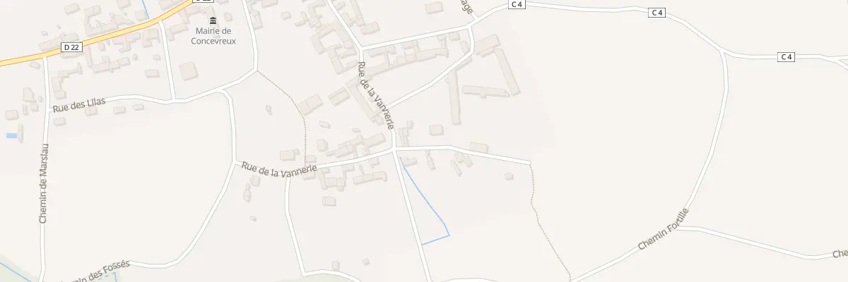 Plan du 5 Rue du Marais Buvry à Concevreux