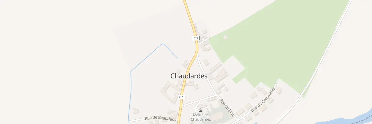 Plan du 14 Rue Principale à Chaudardes