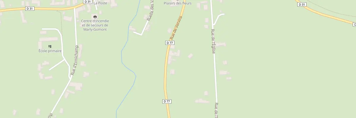 Plan du 9 Rue de Vervins à Marly-Gomont
