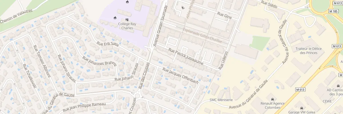 Plan du 34 Rue Patrick Jusseaume à Fabrègues