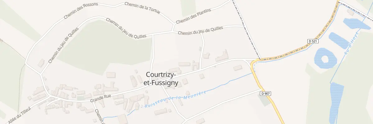 Plan du 8 Gr Grand Rue à Courtrizy-et-Fussigny