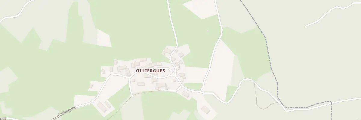 Plan du 5308 Olliergues à Beurières