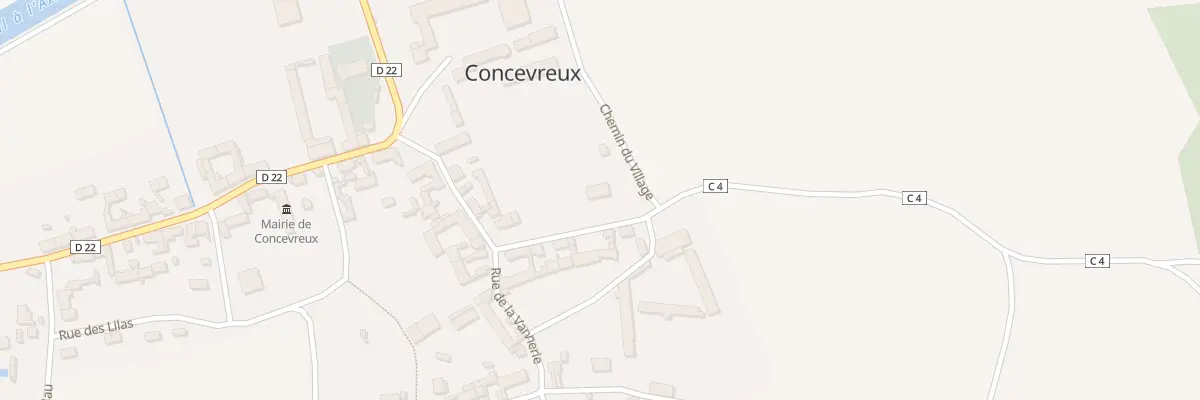 Plan du 11 Rue de la Hovette à Concevreux
