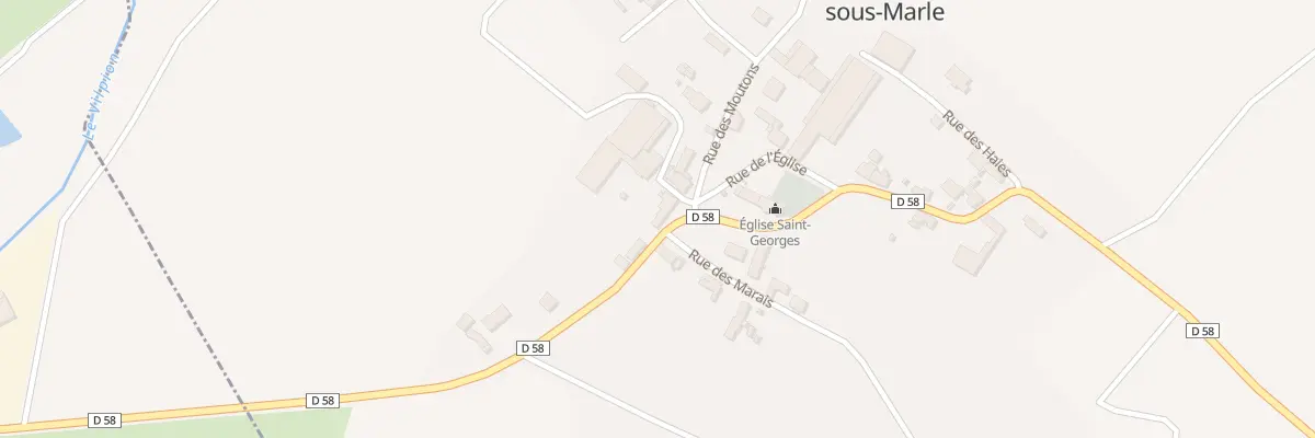 Plan du 1 Pl de Verdun à Montigny-sous-Marle