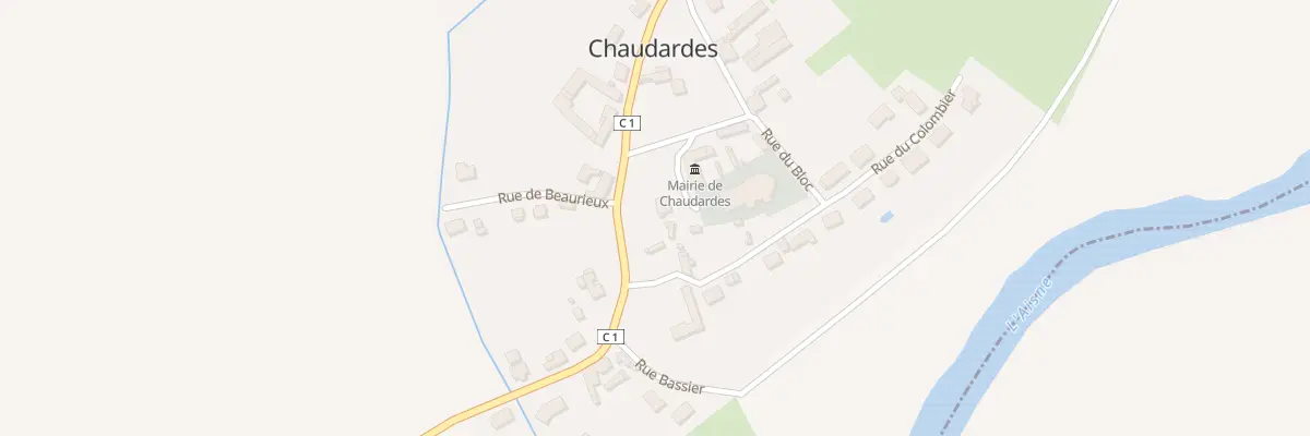 Plan du 3 Pl de la Mairie à Chaudardes