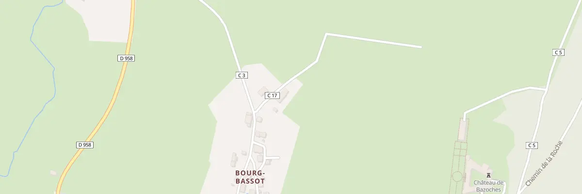 Plan du 4 Rue de Montjoumé à Bazoches