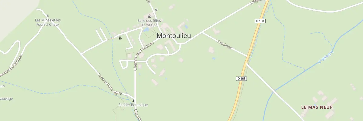 Plan du 5022 Pradines à Montoulieu
