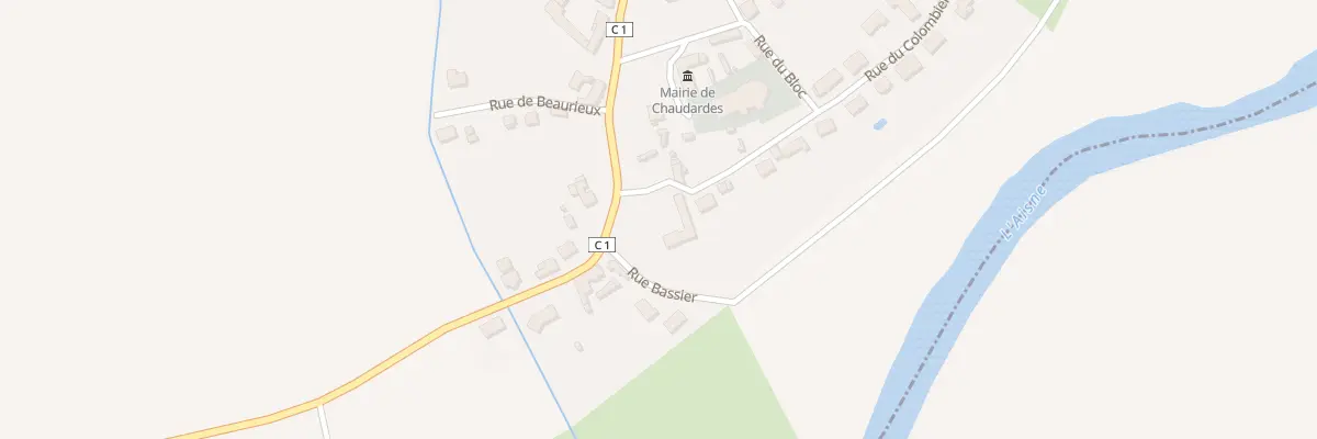 Plan du 7 Rue Principale à Chaudardes