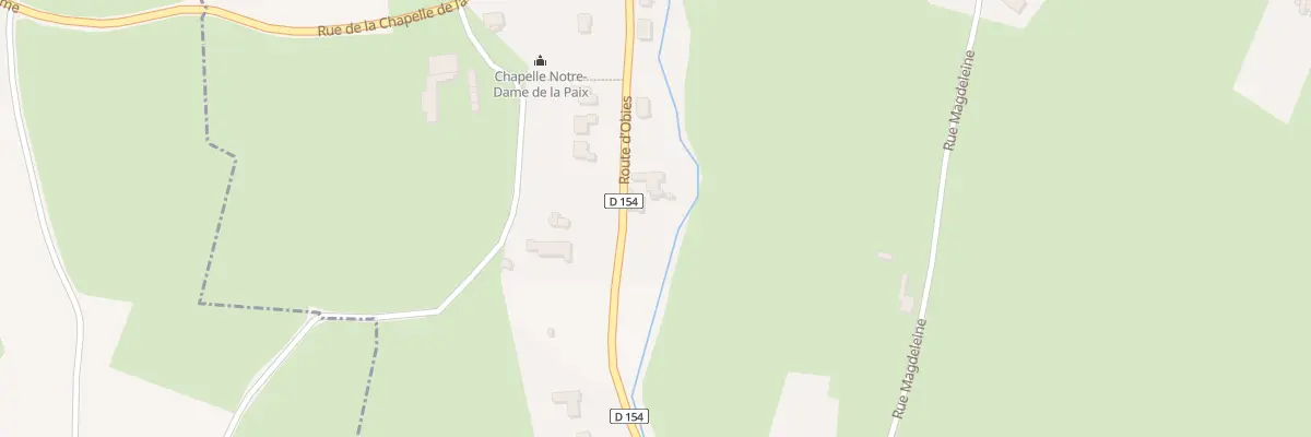 Plan du 252 Rte d’Obies à Mecquignies