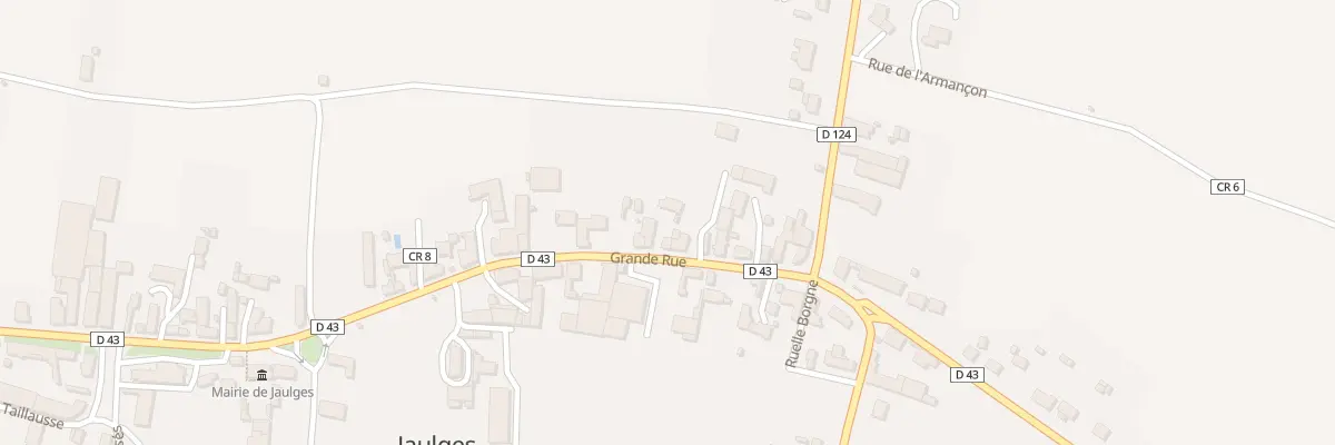 Plan du 65 Gr Grande Rue à Jaulges