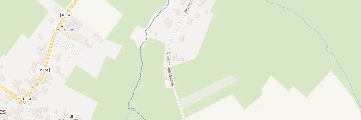 Plan du 359 Che des Vaches à Mecquignies