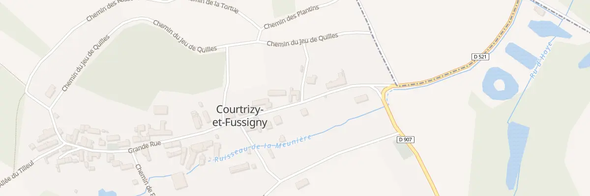Plan du 6 Gr Grand Rue à Courtrizy-et-Fussigny