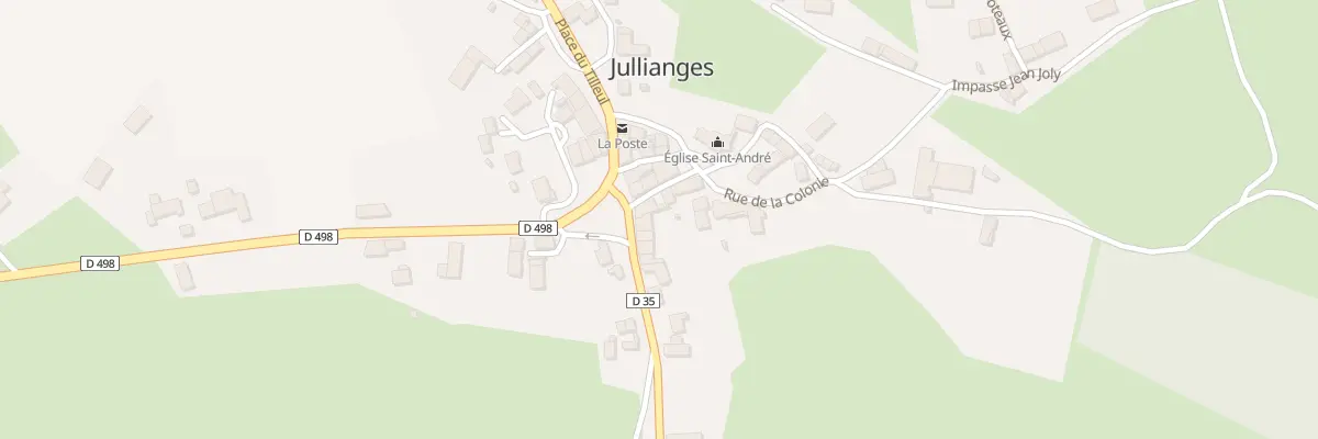 Plan du 51 Rte de l’Hippodrome à Jullianges