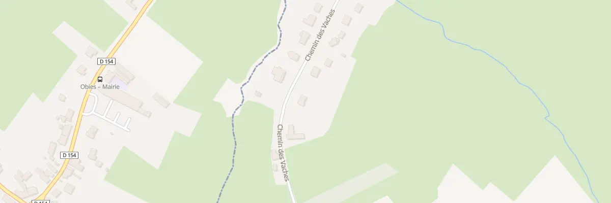 Plan du 340 Che des Vaches à Mecquignies