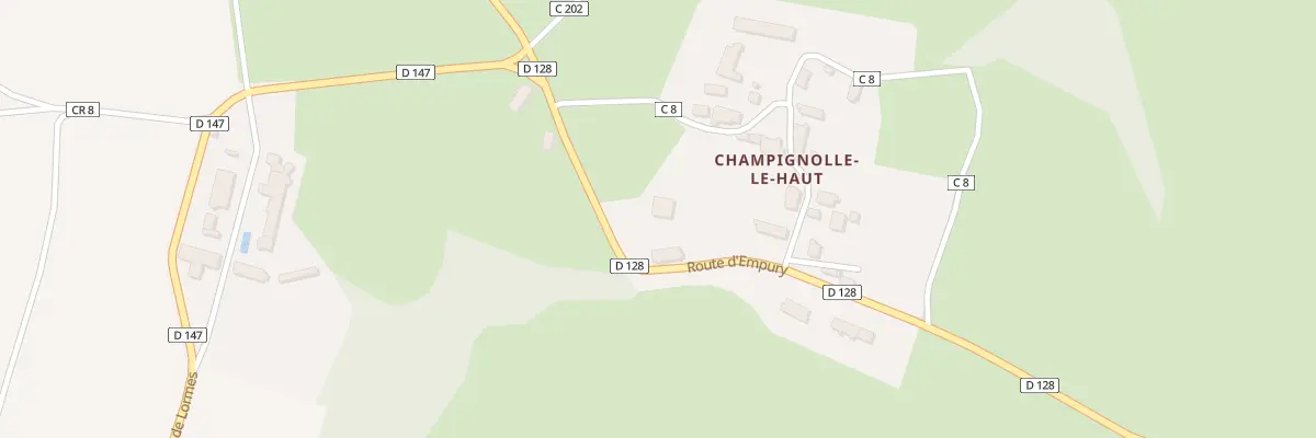 Plan du 1 Rte d’Empury à Bazoches
