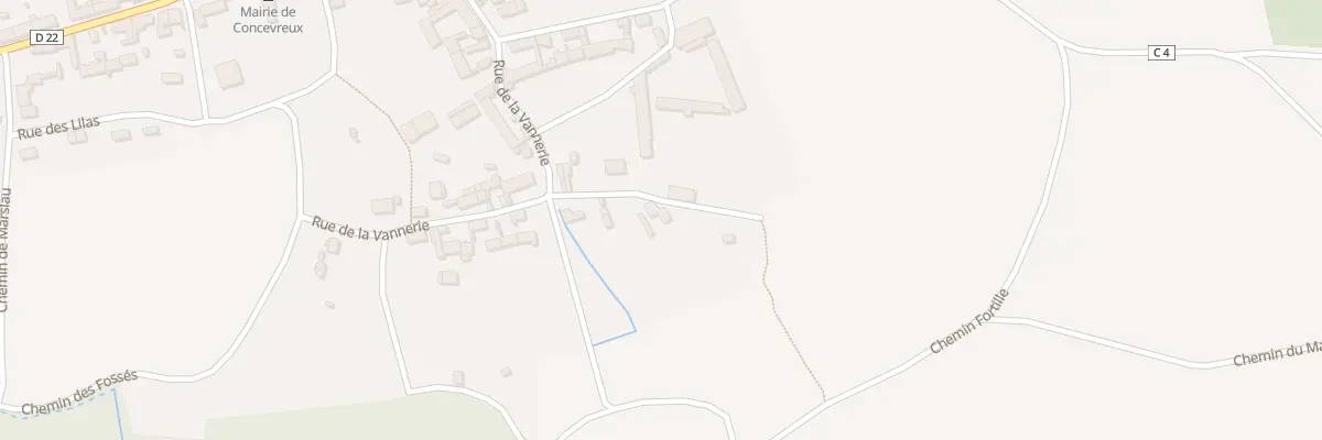 Plan du 4 Rue du Marais Buvry à Concevreux