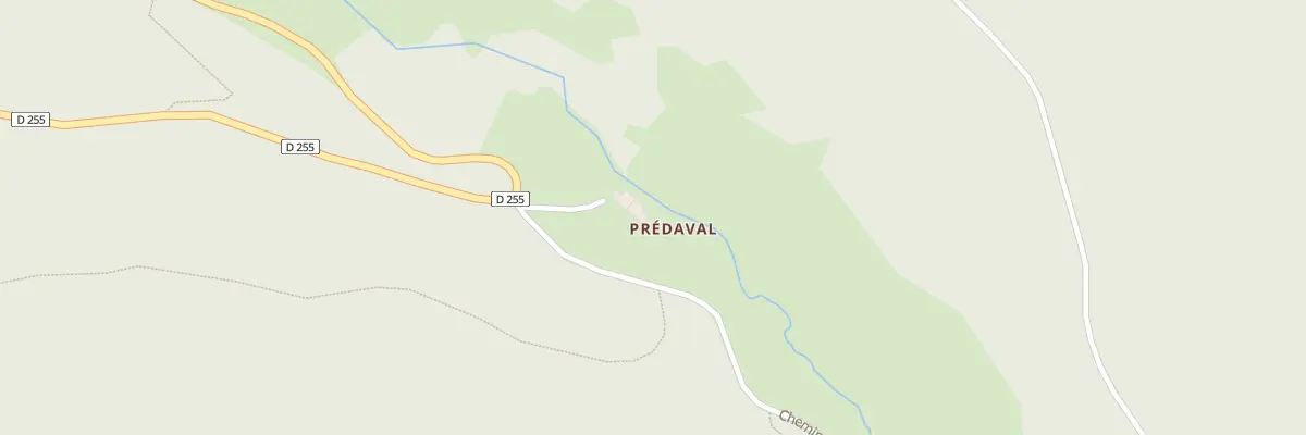 Plan du 5330 Predaval à Job