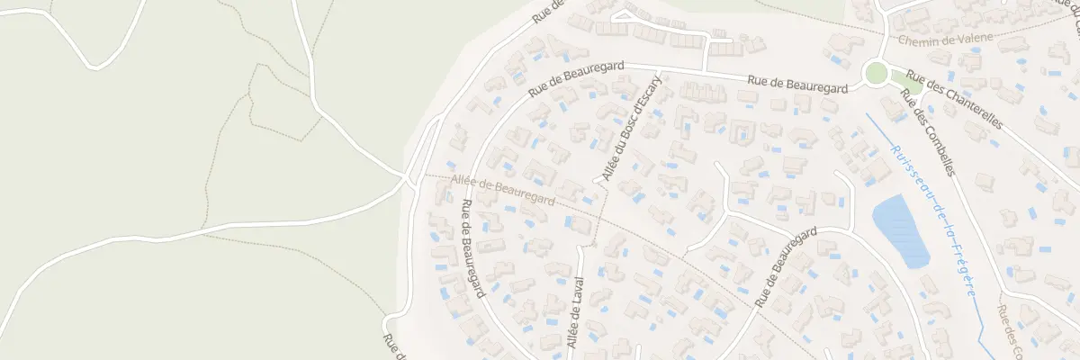 Plan du 1126 Rue de Beauregard à Saint-Gély-du-Fesc