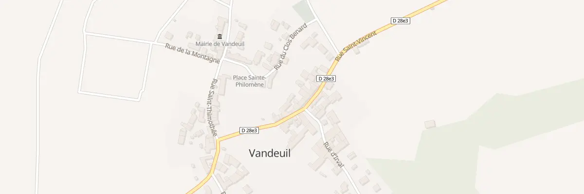 Plan du 10 Rue Saint Vincent à Vandeuil