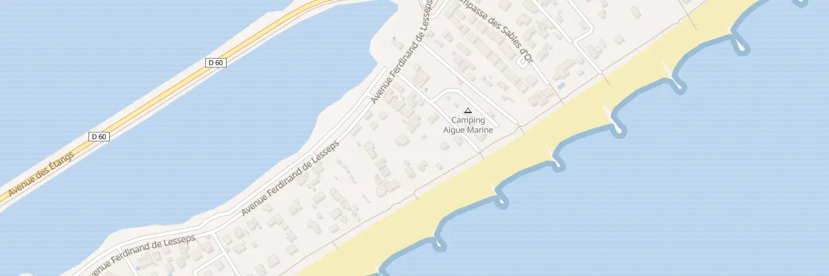 Plan du 154 Av F de Lesseps à Frontignan