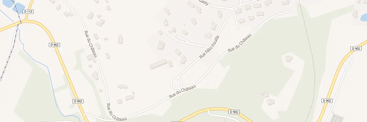 Plan du 8 Rue Felix Pouilhe à Borne
