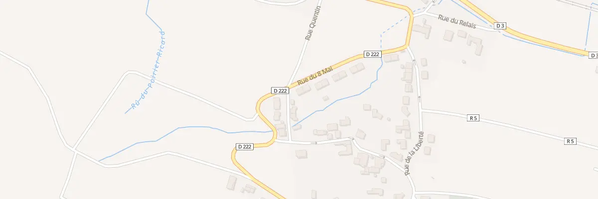 Plan du 18 Rue du Huit Mai à Œuilly