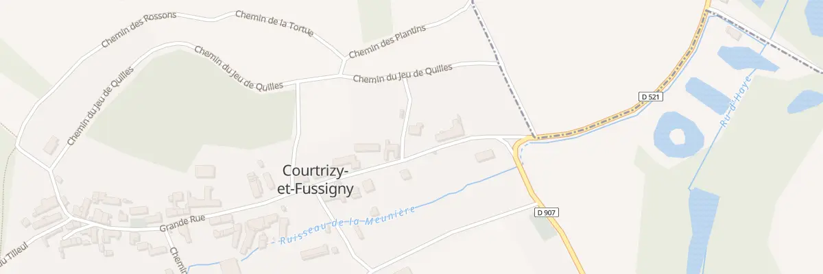 Plan du 2 Rle du Chauffour à Courtrizy-et-Fussigny