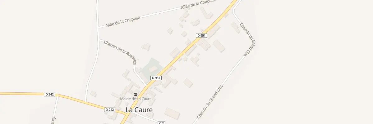 Plan du 7 Rue Principale à La Caure