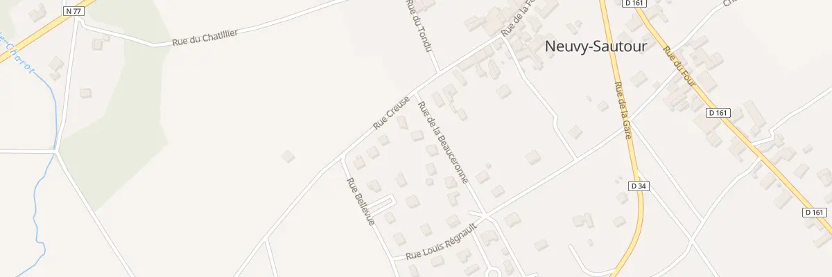 Plan du 4 Rue de la Beauceronne à Neuvy-Sautour
