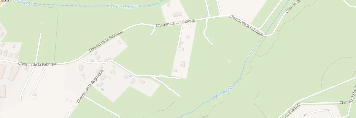 Plan du 9058F Chemin de Villeneuve à Fabrègues