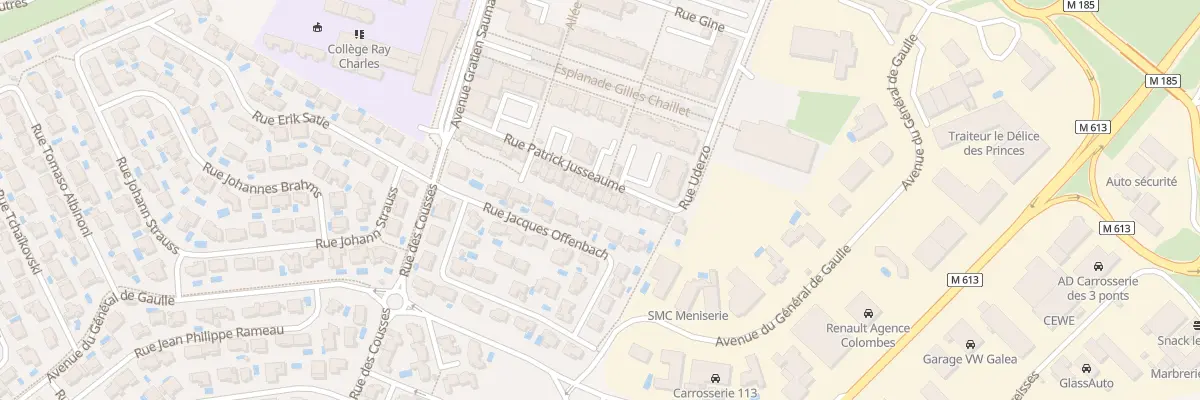 Plan du 134 Rue Patrick Jusseaume à Fabrègues