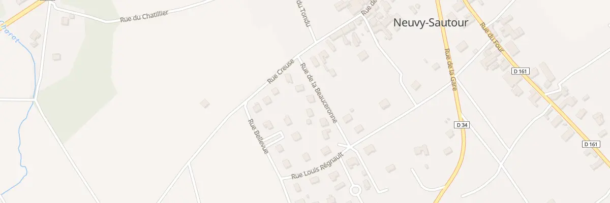Plan du 6 Rue de la Beauceronne à Neuvy-Sautour