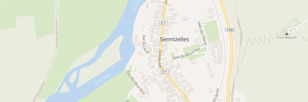 Plan du 41 Gr Grande Rue à Sermizelles