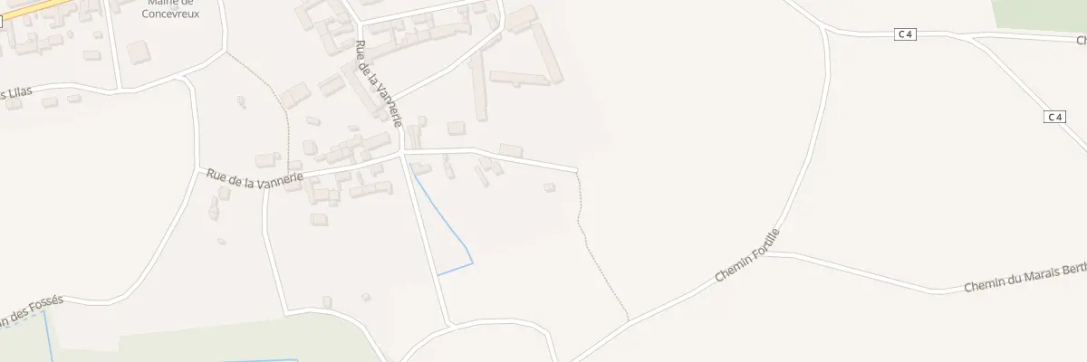 Plan du 6 Rue du Marais Buvry à Concevreux