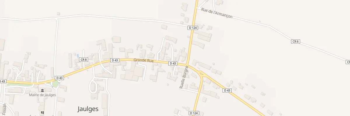 Plan du 73 Gr Grande Rue à Jaulges