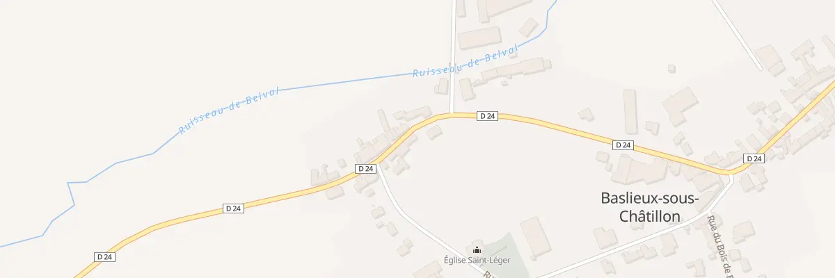 Plan du 15 Rue St Vincent à Baslieux-sous-Châtillon