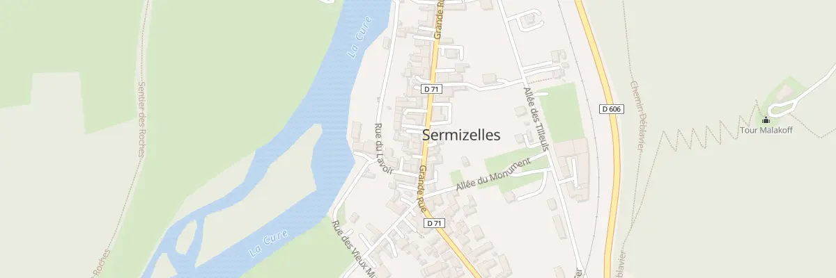 Plan du 35 Grande Rue à Sermizelles