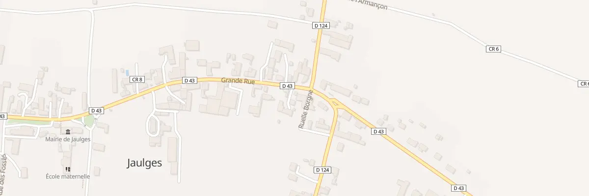 Plan du 26 Gr Grande Rue à Jaulges