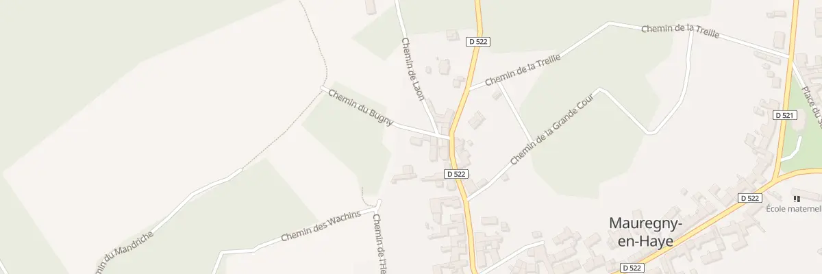Plan du 27 Rue Charles de Gaulle à Mauregny-en-Haye