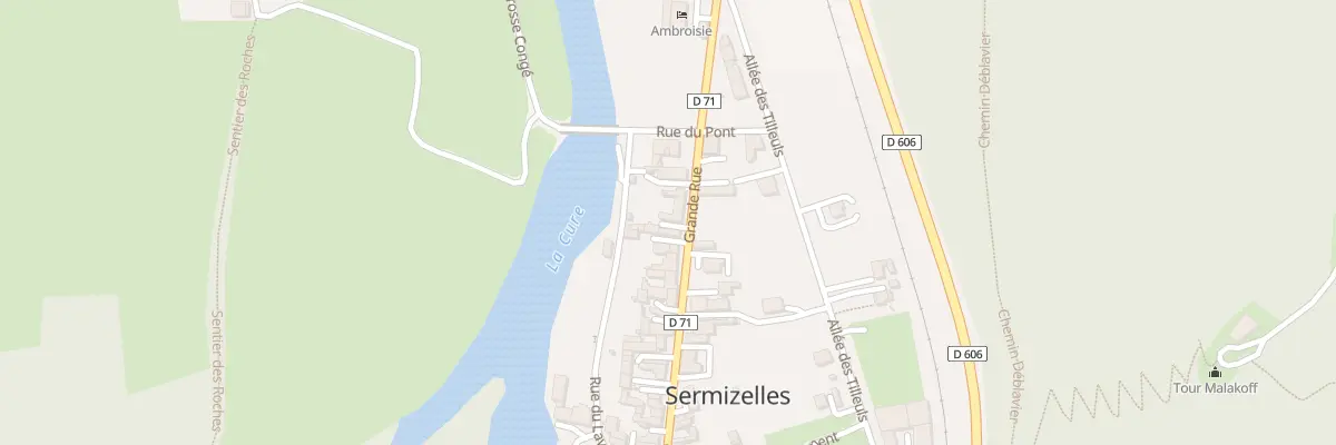 Plan du 13 Gr Grande Rue à Sermizelles